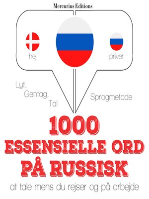 cover image of 1000 essentielle ord på russisk